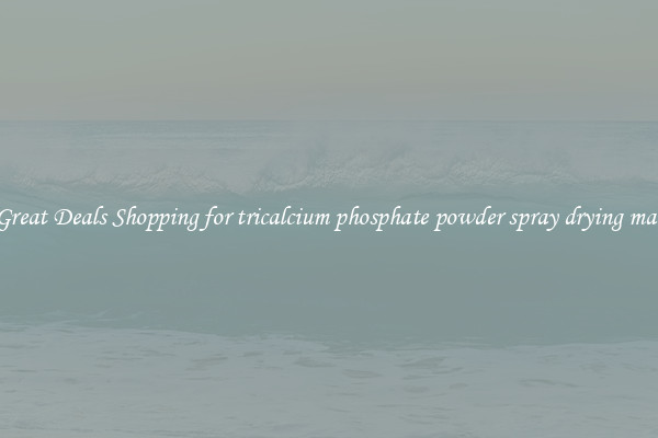 Get Great Deals Shopping for tricalcium phosphate powder spray drying machine