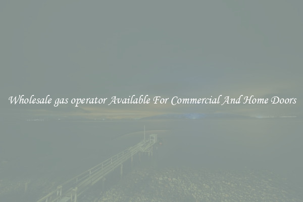 Wholesale gas operator Available For Commercial And Home Doors