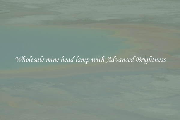 Wholesale mine head lamp with Advanced Brightness