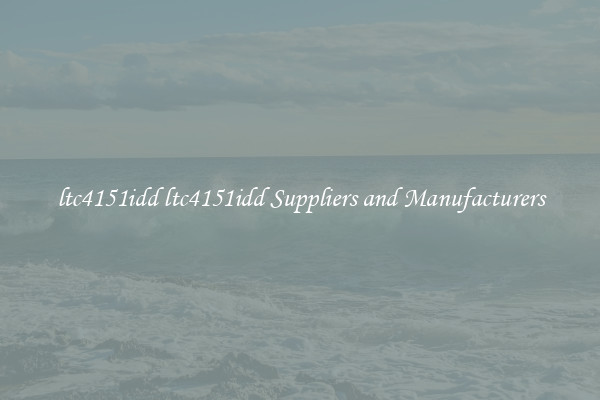 ltc4151idd ltc4151idd Suppliers and Manufacturers