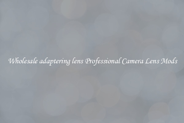 Wholesale adaptering lens Professional Camera Lens Mods