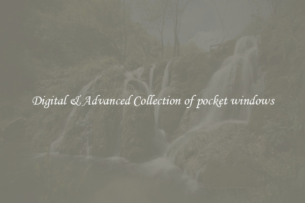 Digital & Advanced Collection of pocket windows