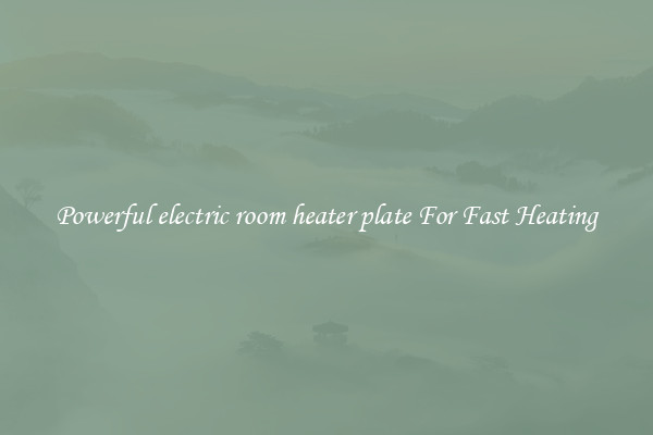 Powerful electric room heater plate For Fast Heating